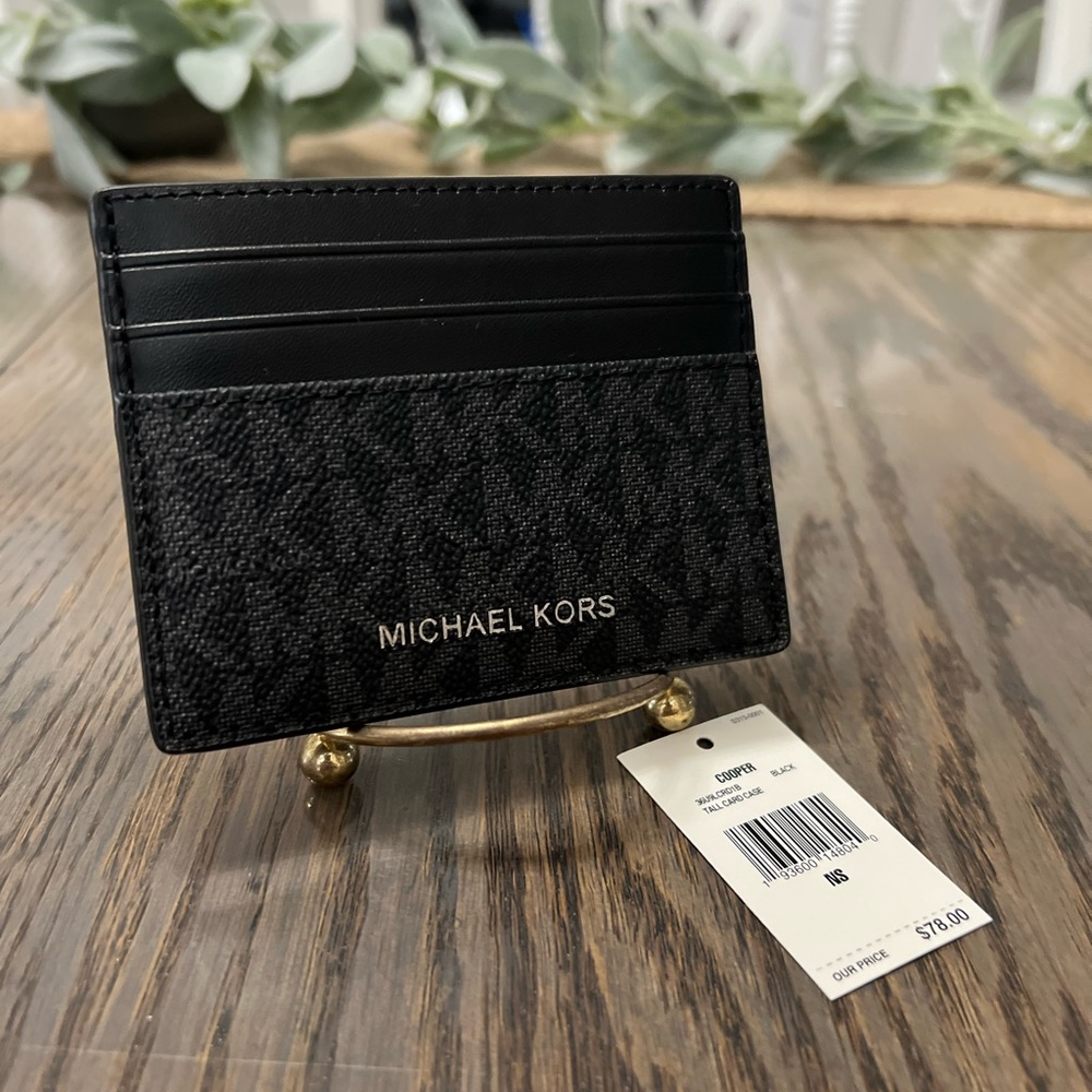 Michael Kors NEW leather card holder